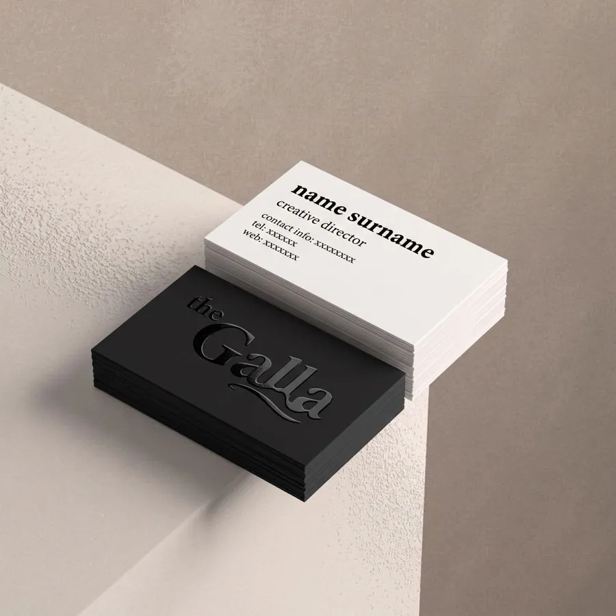 the Galla business cards