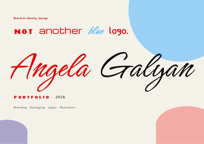Angela Galyan portfolio cover